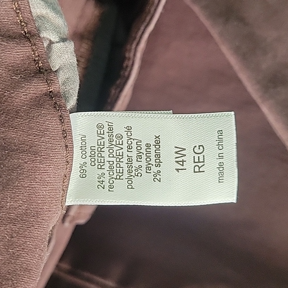 Women's Burgundy Brown Jeggin Jeans - Picture 3 of 6